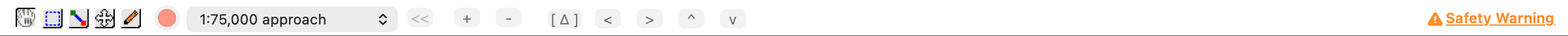 chart window toolbar, full width